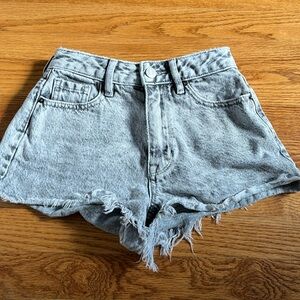 Pacsun High Rise Festival Jean Shorts